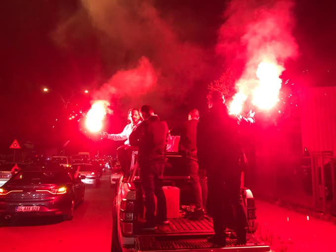 Sakarya, seçim sonuçlarını böyle kutladı