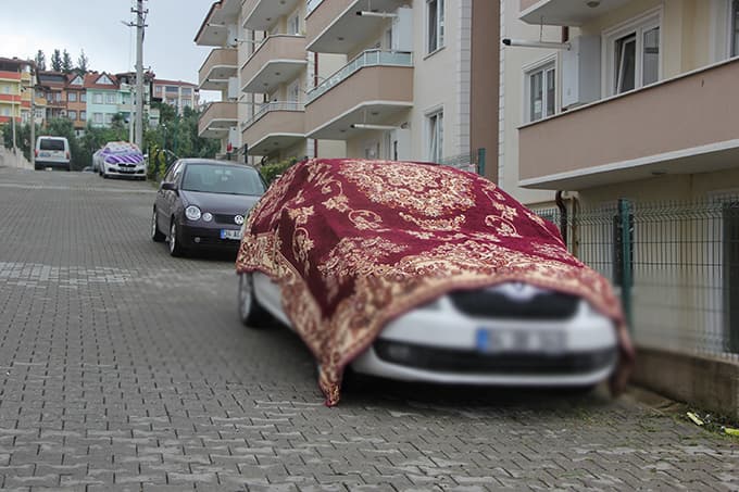 Sakaryalı araç sahipleri doluya karşı önlem aldı
