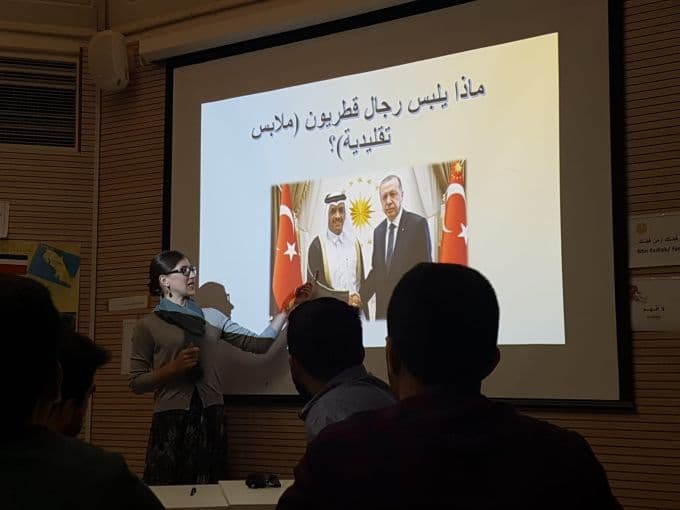 SAÜ İlahiyat Fakültesi öğrencileri Katar'a gitti