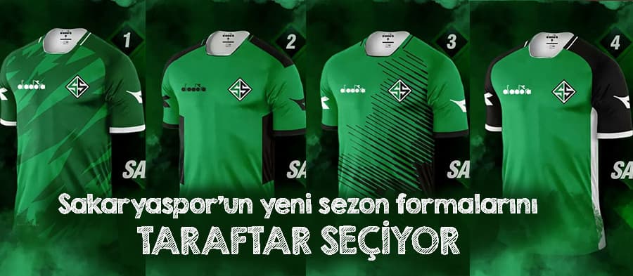 Sakaryaspor'un yeni sezon formalarını taraftar seçecek