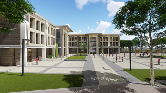 Şehir merkezine otopark ve 2 okul yapılacak