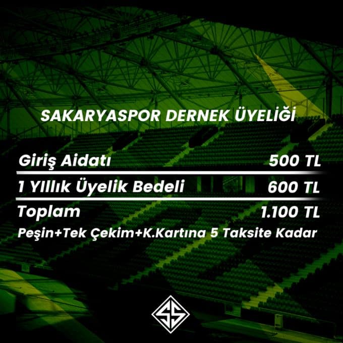 Sakaryaspor'da kombine fiyatları belli oldu