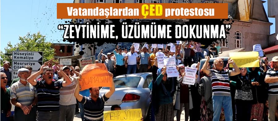 Vatandaşlardan ÇED protestosu