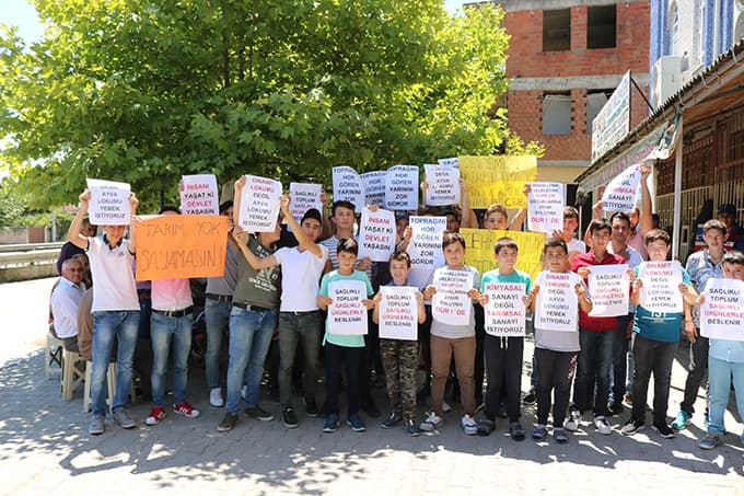 Vatandaşlardan ÇED protestosu