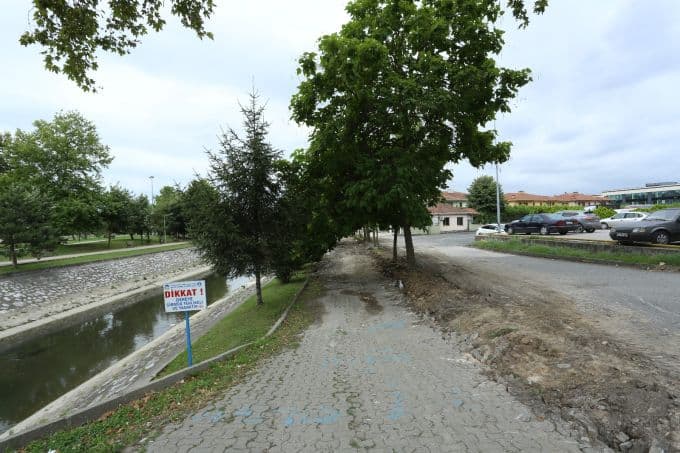 Çark Deresi çevresi yeni görünüme kavuşuyor