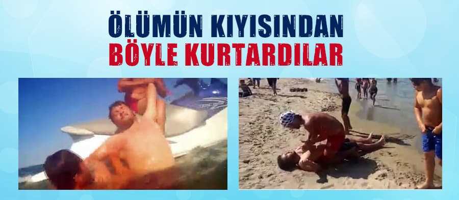 Ölümün kıyısından kurtardılar