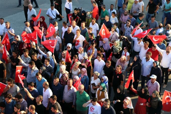 Sakarya'da dev 15 Temmuz yürüyüşü