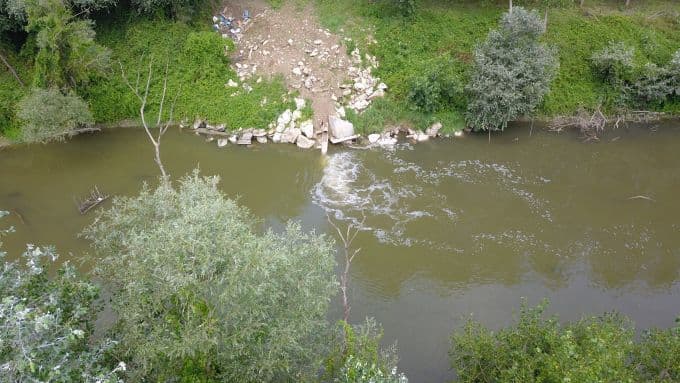 Sakarya Nehri havadan görüntülendi