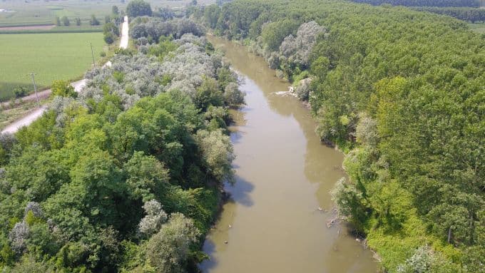 Sakarya Nehri havadan görüntülendi