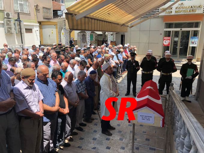 Emekli Yarbay Kayıhan, askeri törenle uğurlandı