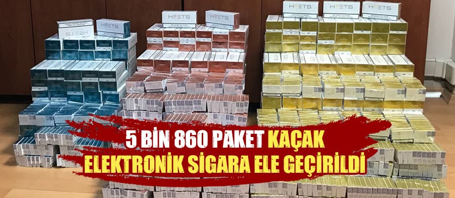 Sakarya'da elektronik sigara kaçakçılığı