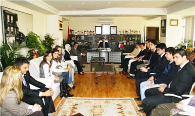 Süleyman Dişli, Makamında AKP'yi Ağırladı