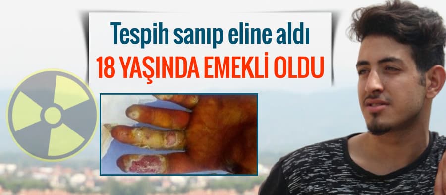 Tespih sanıp eline aldı, 18 yaşında emekli oldu