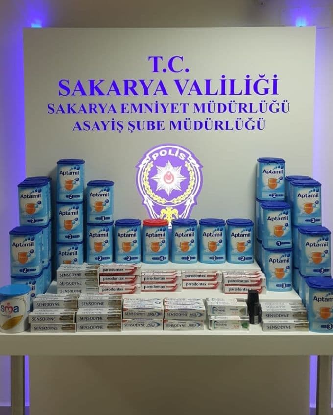 Market hırsızı yakayı ele verdi