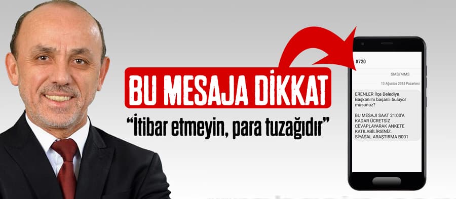 8720 numaralı hattan gelen mesajlara dikkat!