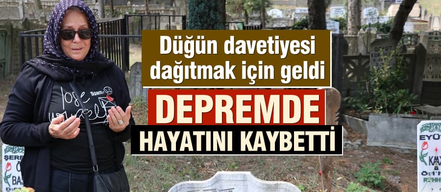 Sakarya'da depremde hayatını kaybedenler şehitlikte anıldı