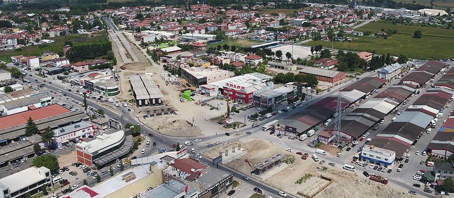 TOPÇA katlı kavşağı tamamlanıyor 
