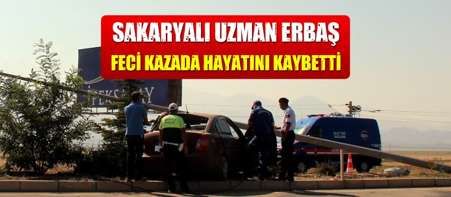 Sakaryalı uzman erbaş trafik kazasında hayatını kaybetti