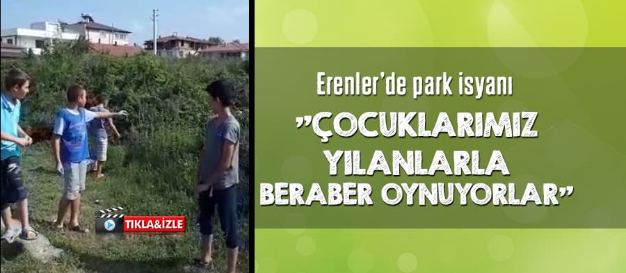 "Çocuklarımız yılanlarla beraber oynuyorlar"