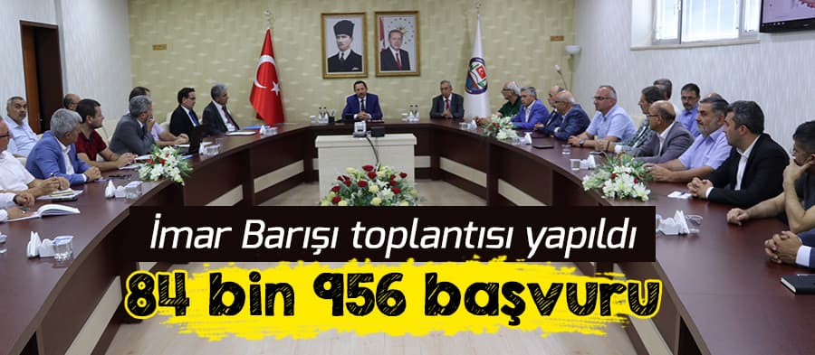 İmar Barışı toplantısı yapıldı