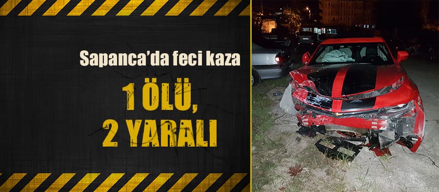 Sapanca'da feci kaza