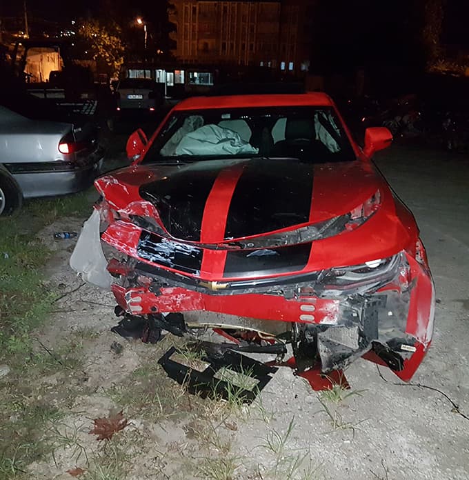 Sapanca'da feci kaza