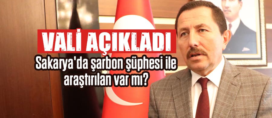 Vali Balkanlıoğlu'ndan şarbon açıklaması 