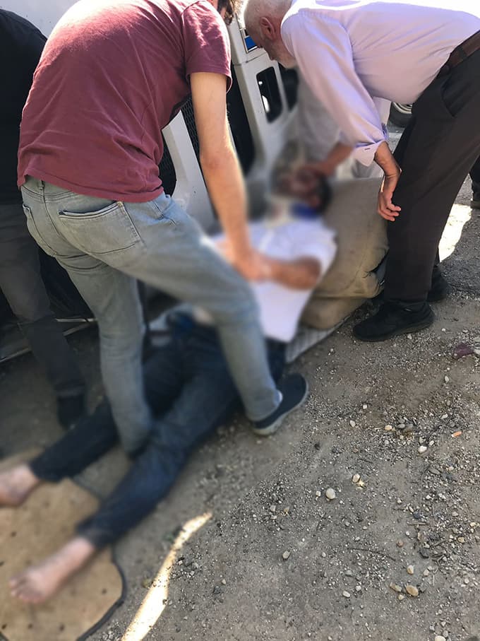 Sakarya'da soda yüklü tanker devrildi