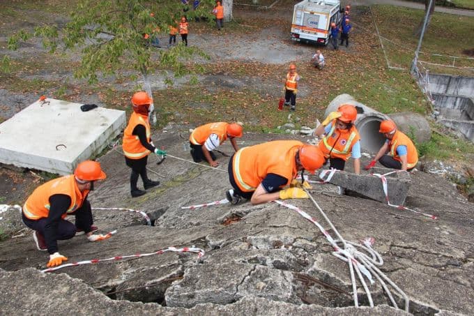 TBMM sivil savunma ekiplerine, doğal afet eğitimi verildi