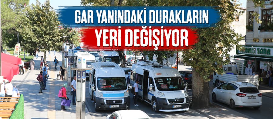 Gar yanındaki minibüslere yeni düzenleme