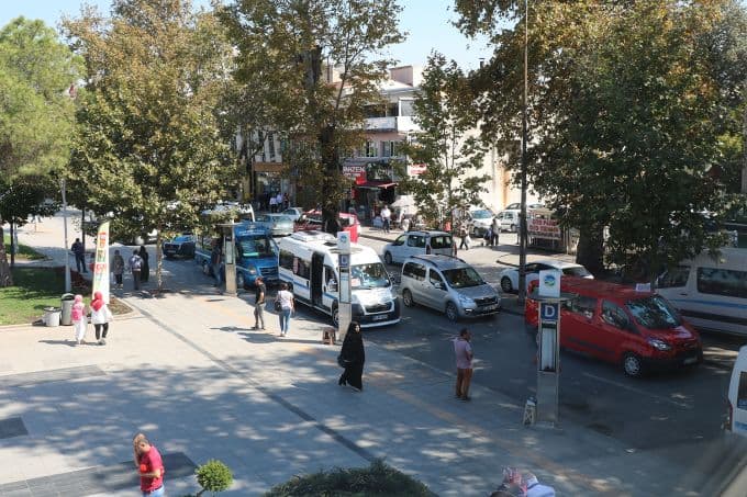 Gar yanındaki minibüslere yeni düzenleme