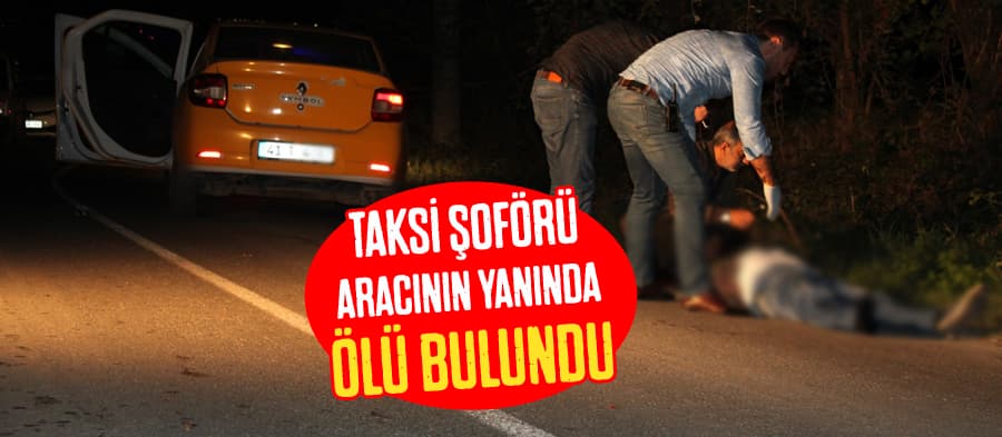 Taksi şoförü aracının yanında ölü bulundu