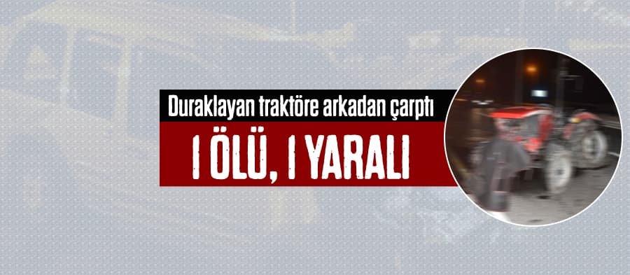 Erenler'de feci kaza: 1 ölü, 1 yaralı!