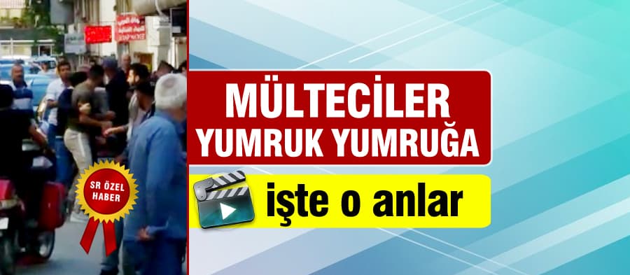Sakarya'da mülteciler yumruk yumruğa kavga etti