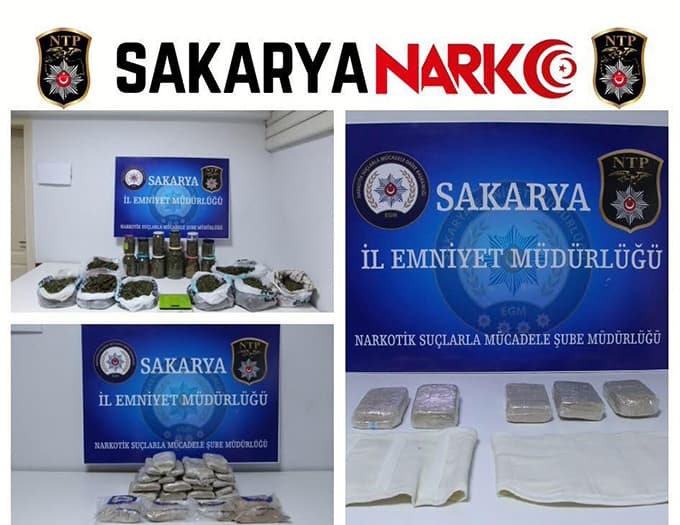 Sakarya'da uyuşturucu operasyanu: 97 tutuklu