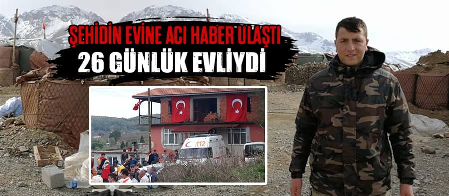 Sakarya'ya şehit ateşi düştü