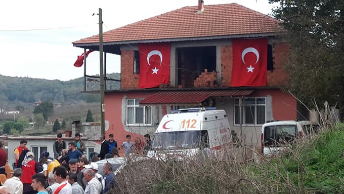 Sakarya'ya şehit ateşi düştü