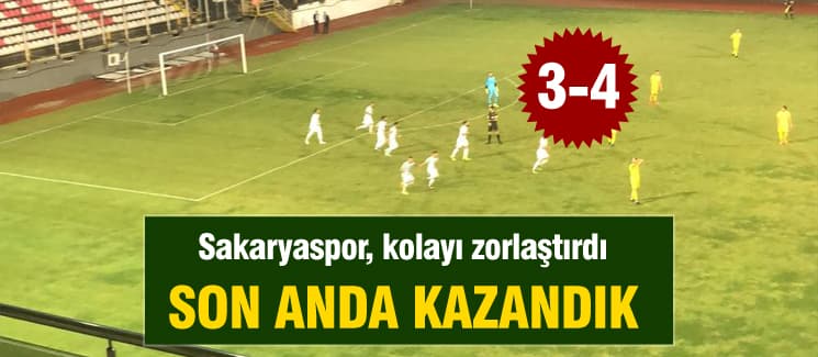 Sakaryaspor, deplasmanda kazanmayı bildi