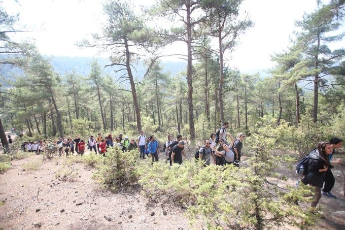 Doğa yürüyüşleri Taraklı'da başladı
