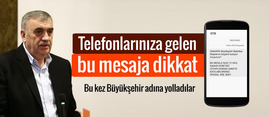 Telefonlarınıza gelen bu mesaja dikkat!