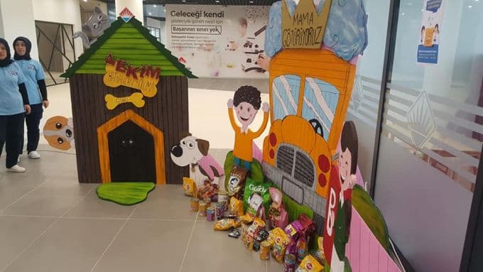 Hayvan sevgisine dikkat çekmek için sunum yaptılar