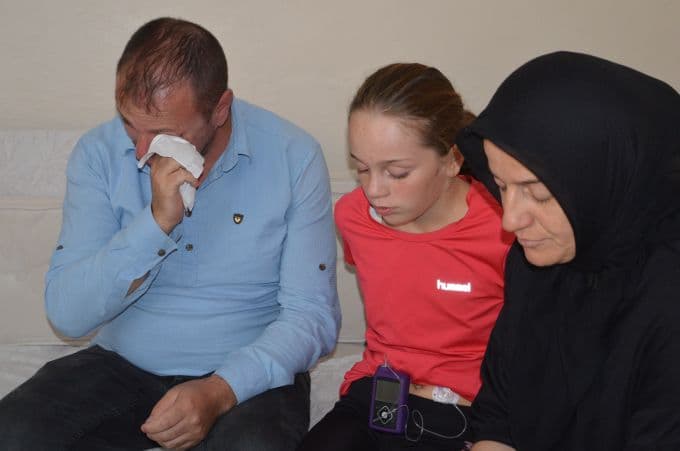 İnsülin pompasıyla yaşayan Afra yardım bekliyor 