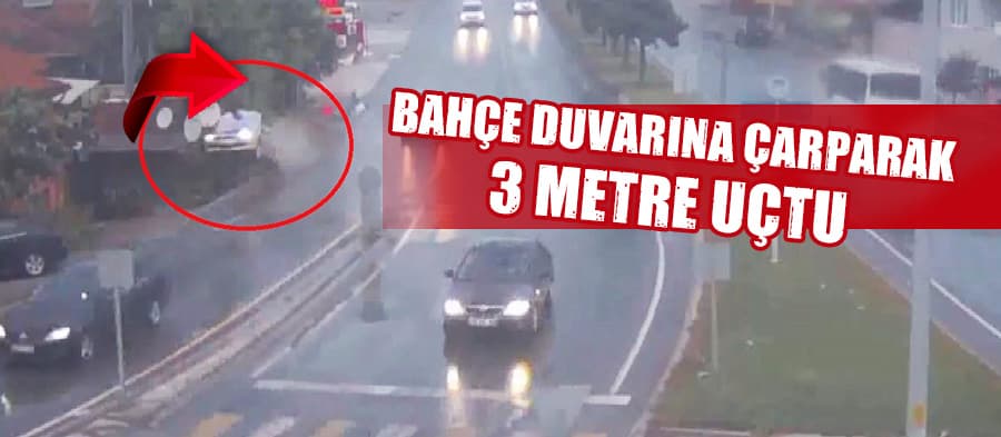 Trafik kazaları güvenlik kamerasına yansıdı