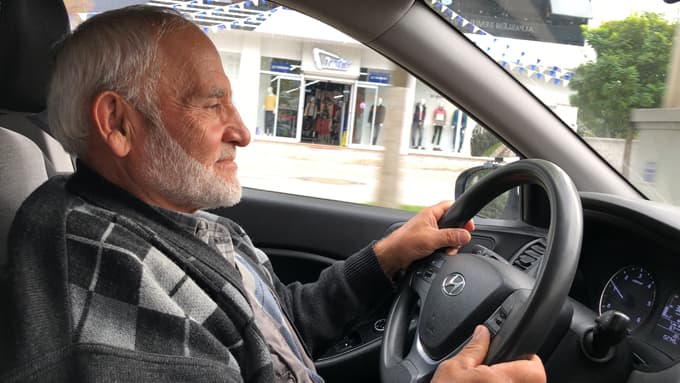 67 yaşında ehliyet sahibi oldu