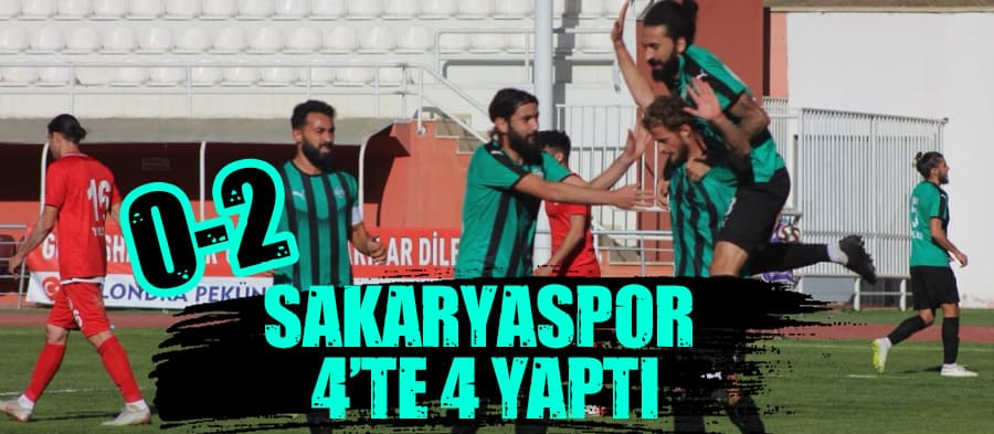 Sakaryaspor, Gümüşhane'den galip döndü