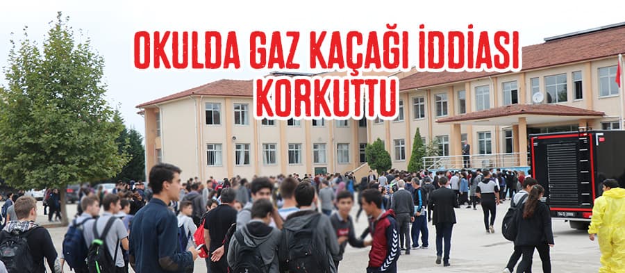 Okulda gaz kaçağı iddiası asılsız çıktı