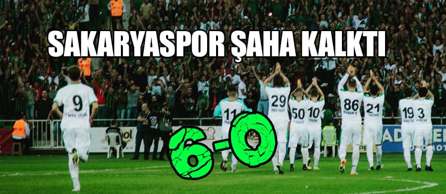 Sakaryaspor şaha kalktı