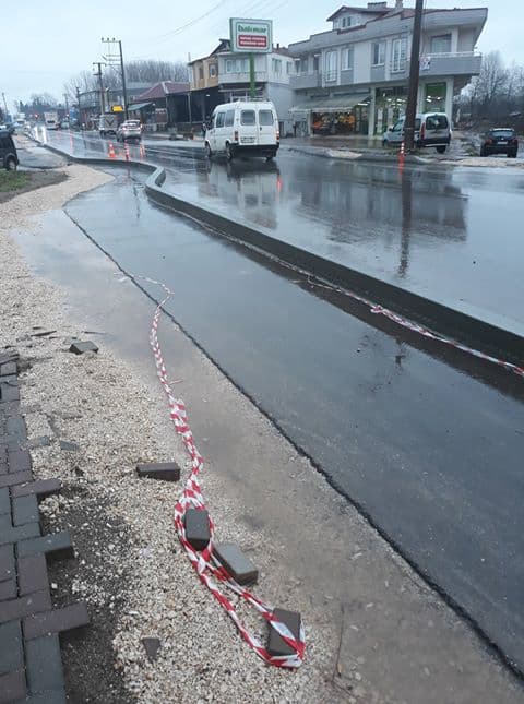 Vatandaştan "yol" tepkisi