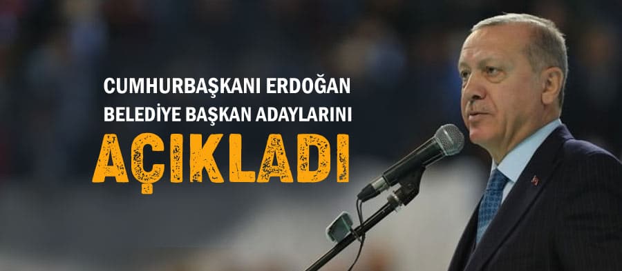 Erdoğan Sakarya belediye başkan adaylarını açıkladı