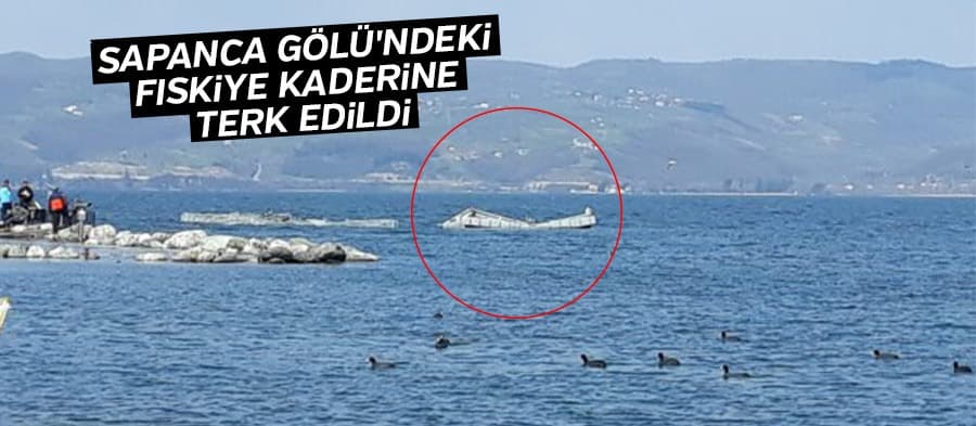 Gölde fıskiye tepkisi